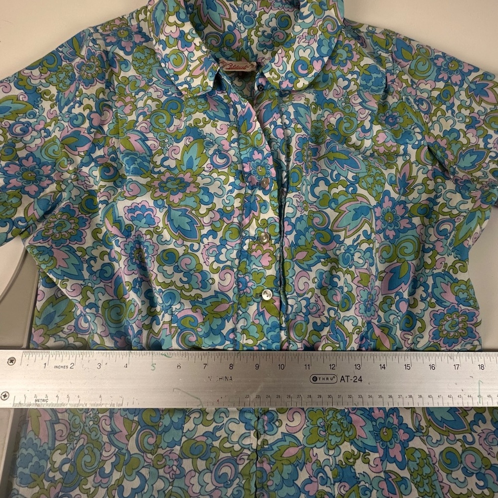 VINTAGE late 60s shirt dress (Caldwell’s Casuals) - Picture 4 of 5